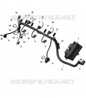 Électrique - Câblage Moteur - 130HP