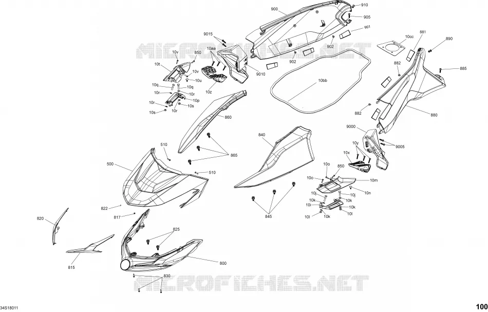 Carrosserie Partie Avant - GTX Ensemble STD
