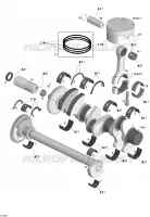Vilebrequin, Pistons Et Arbre De Balancement