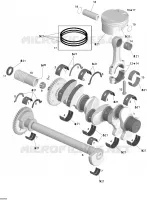 Vilebrequin, Pistons
