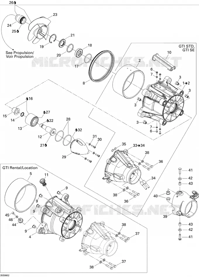 Pompe GTI STD, GTI SE