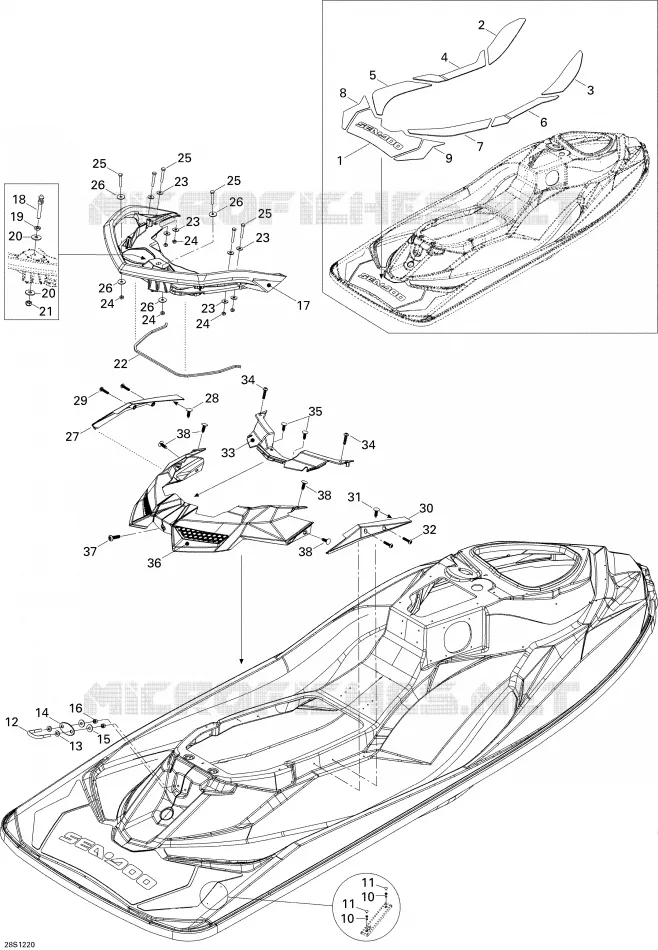 Carrosserie, Vue Arrière