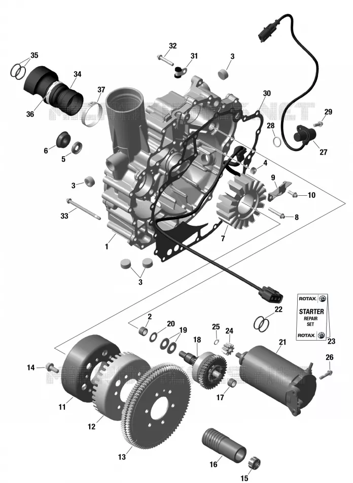 01- ROTAX - MAGNETO AND 0 STARTER
