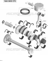 Vilebrequin, Pistons Et Arbre De Balancement