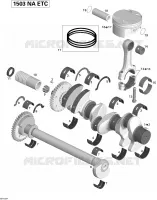 Vilebrequin, Pistons Et Arbre De Balancement