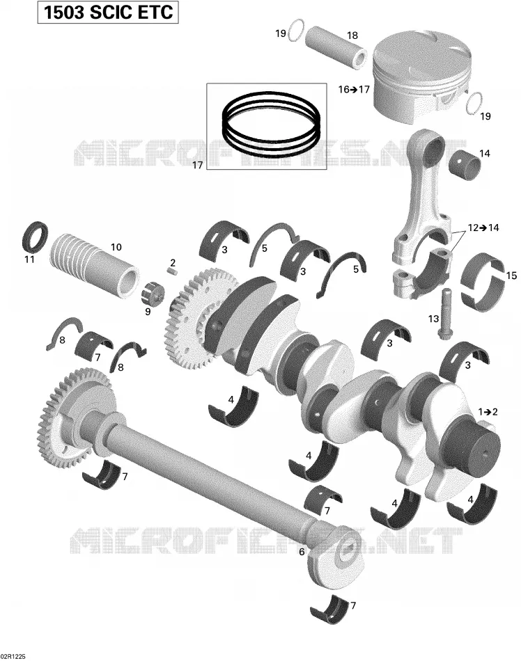 Vilebrequin, Pistons Et Arbre De Balancement