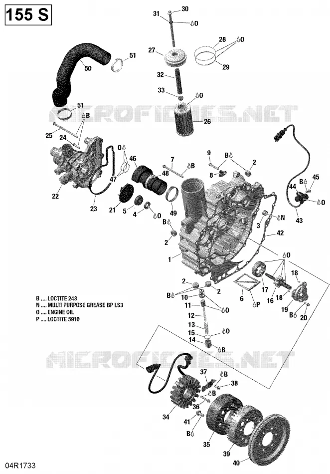 Couvercle PDM Et Magnéto - 155 Modèle Avec Suspension