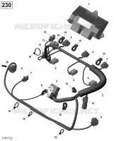 Câblage Moteur Et Module Électronique - 230
