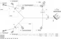 Câblage Électrique - Harnais Guidon - 278003262-263-264 (se référer au système électrique pour modèle)