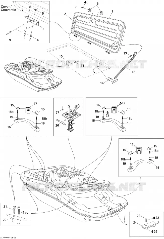 Couvercle Central Et Accessoires