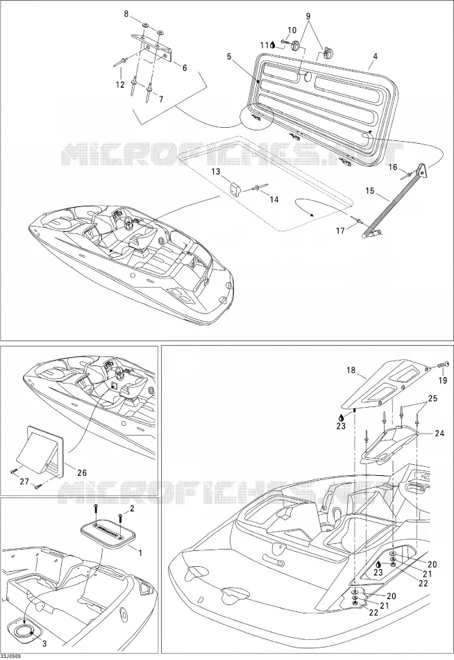 Couvercle Central Et Accessoires