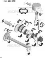 Vilebrequin, Pistons Et Arbre De Balancement