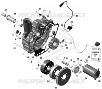Rotax - Magnéto Et Démarreur Électrique - Avec IDF