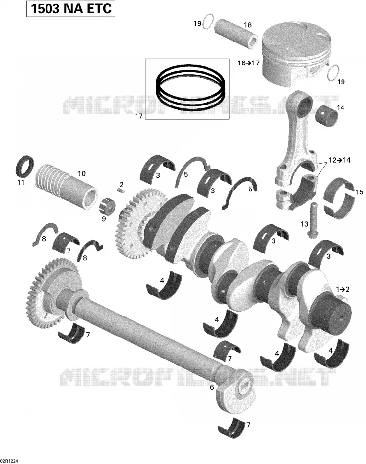 Vilebrequin, Pistons Et Arbre De Balancement