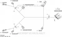 Câblage Électrique - Harnais Guidon - 278003265 (se référer au système électrique pour modèle)