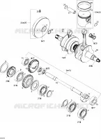 Vilebrequin, Pistons Et Arbre De Balancement