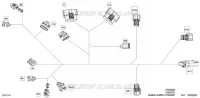 08- 0 - STEERING WIRING HARNESS - 278003904 - MODEL WITH VIP HI-END GAUGE