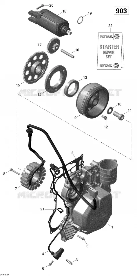 Magnéto Et Démarreur Électrique _04R1527