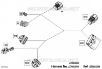 08- 0 - STEERING WIRING HARNESS - 278003595 - PACKAGE CONVENIENCE