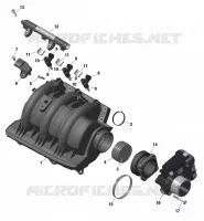 01- ROTAX - Air Intake Manifold And Throttle Body