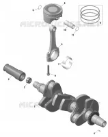 Rotax - Vilebrequin Et Pistons / Fabriqué à partir du 29 sept 2020