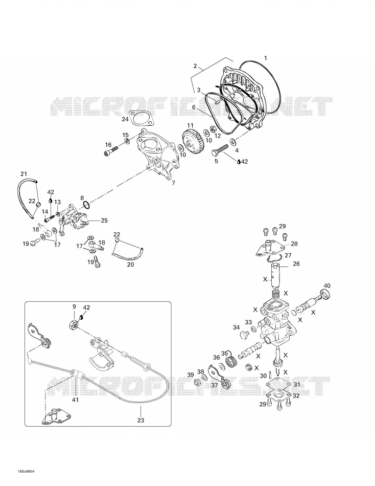 Pompe Injection Huile, Valve Rotative
