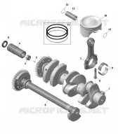 Moteur - Vilebrequin Et Pistons -  1630 SCIC