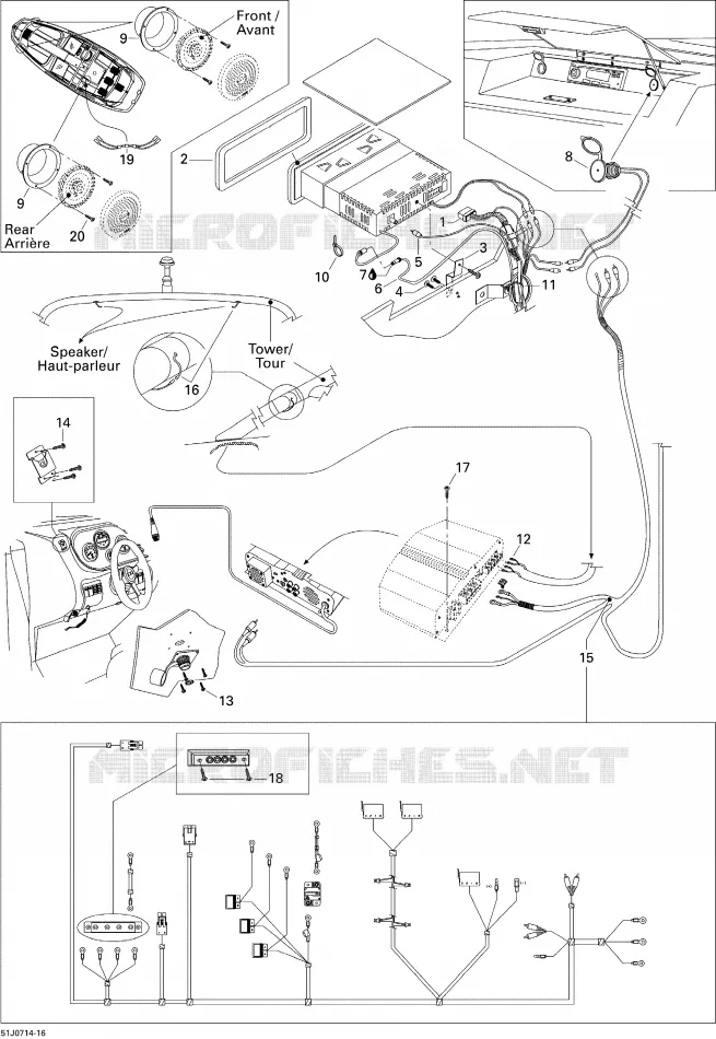 Amplificateur Et Haut-Parleur De Tour