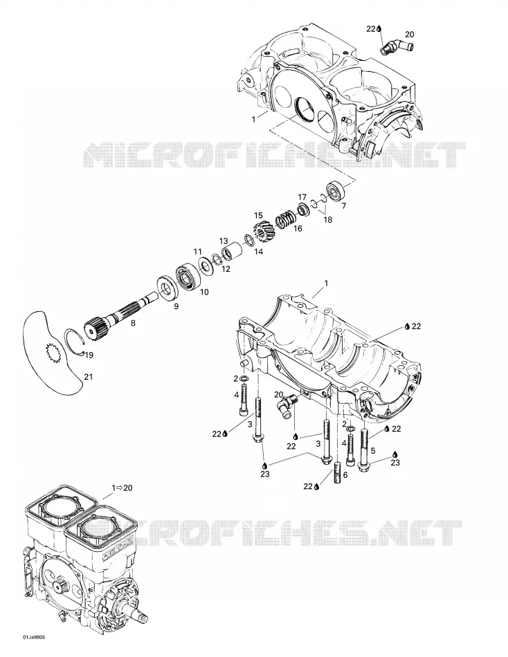 Carter, Valve Rotative