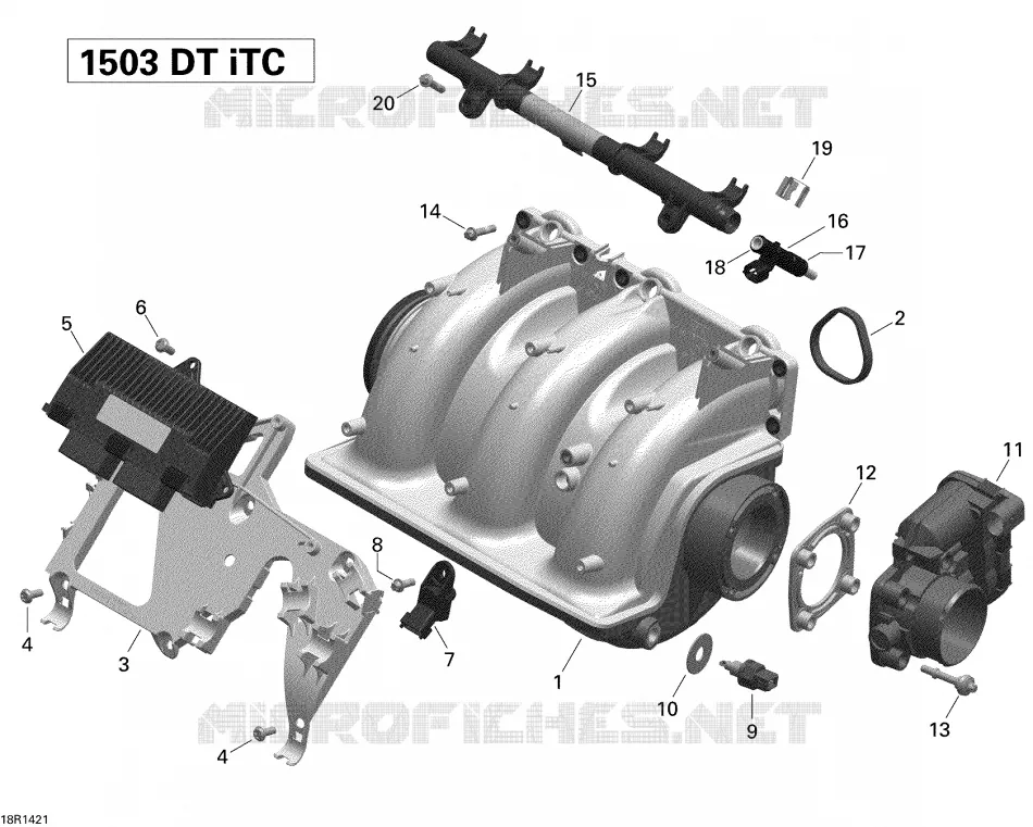Air Intake Manifold And Throttle Body