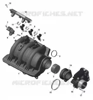 01- ROTAX - Air Intake Manifold And Throttle Body