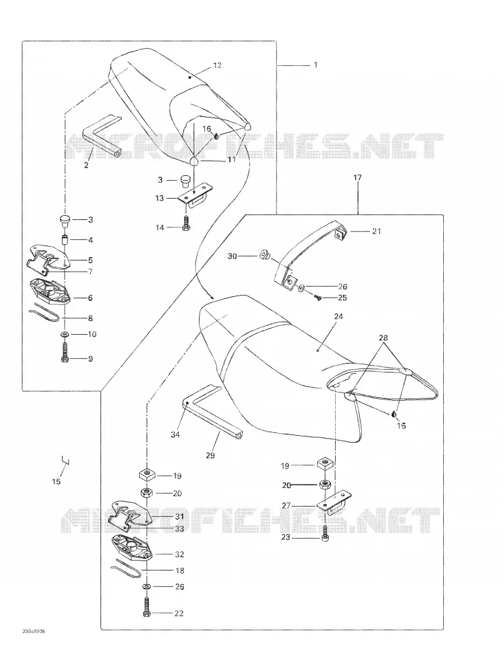 Siège Et Couvercle Du Moteur