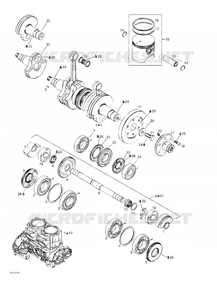 Vilebrequin Et Pistons