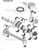 Vilebrequin, Pistons Et Arbre De Balancement