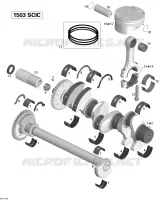 Vilebrequin, Pistons Et Arbre De Balancement