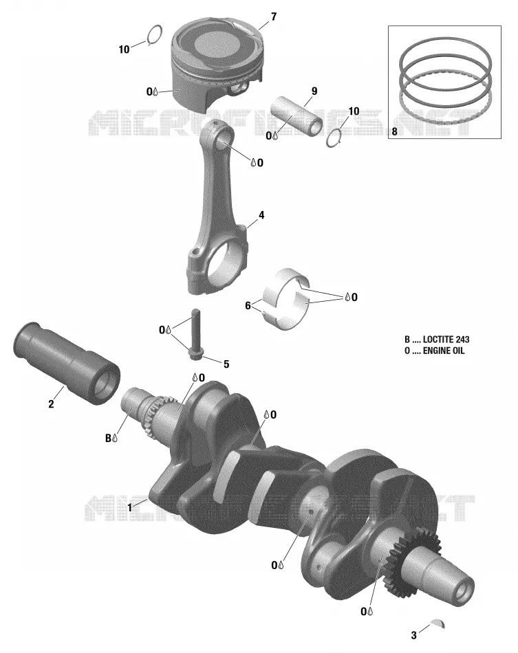 Vilebrequin Et Pistons  - 903