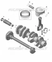 Moteur - Vilebrequin Et Pistons