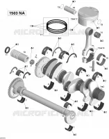 Vilebrequin, Pistons Et Arbre De Balancement