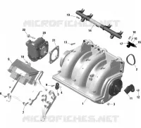 Moteur - Collecteur Admission Air - GTX - RXT