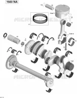 Vilebrequin, Pistons Et Arbre De Balancement