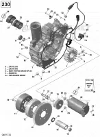 Couvercle PDM Et Magnéto - 230