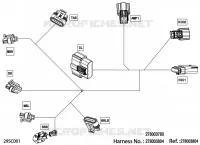 08- 0 - STEERING WIRING HARNESS - 278003804