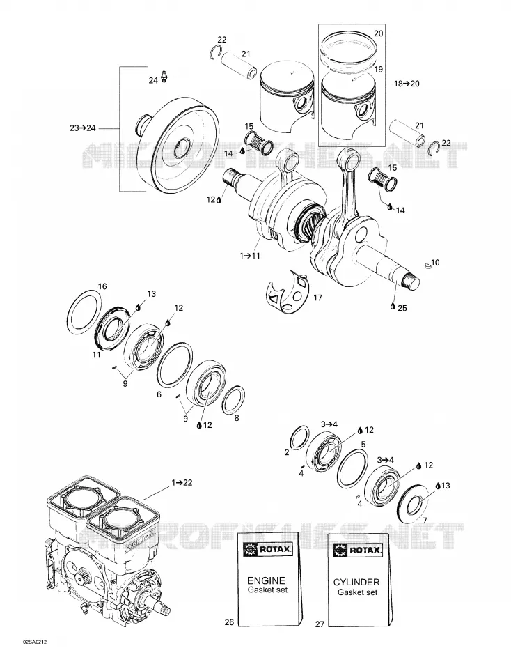 Vilebrequin Et Pistons