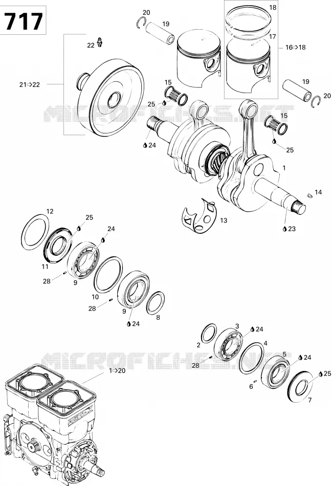 Vilebrequin Et Pistons 717