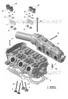 Rotax - Culasse Et Collecteur Échappement - 903 / Fabriqué jusqu au 5 Nov 2020