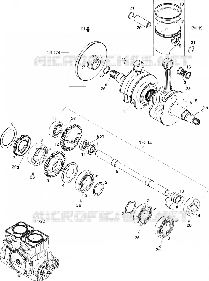 Crankshaft And Pistons