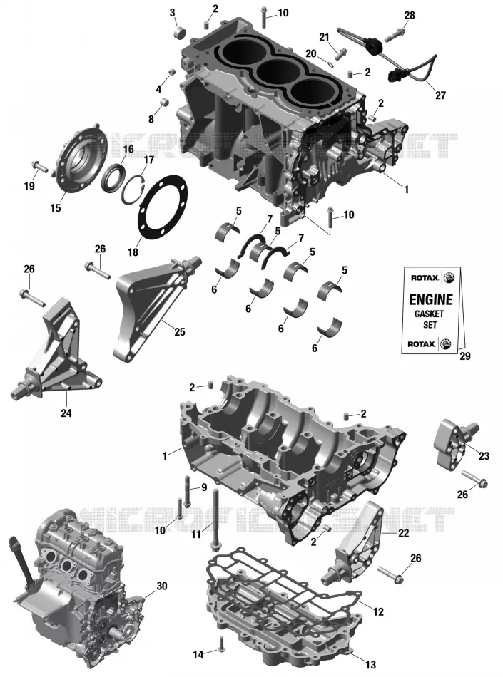 ROTAX - CRANKCASE
