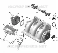 Moteur - Collecteur Admission Air - RXP