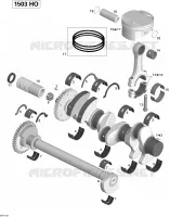 Vilebrequin, Pistons Et Arbre De Balancement
