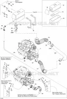 Moteur Et Silencieux Admission